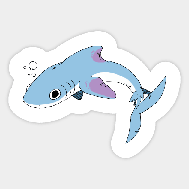 Cartoon Shark Sticker by thegallo